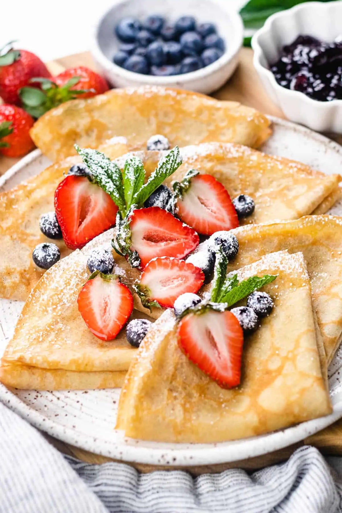 French crêpe And Pan Cakes